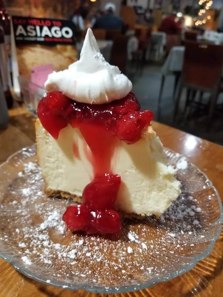 Cheesecake with Cherry Topping